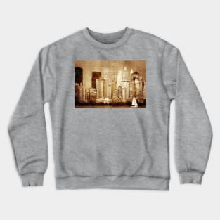 Vintage skyline of New York Crewneck Sweatshirt